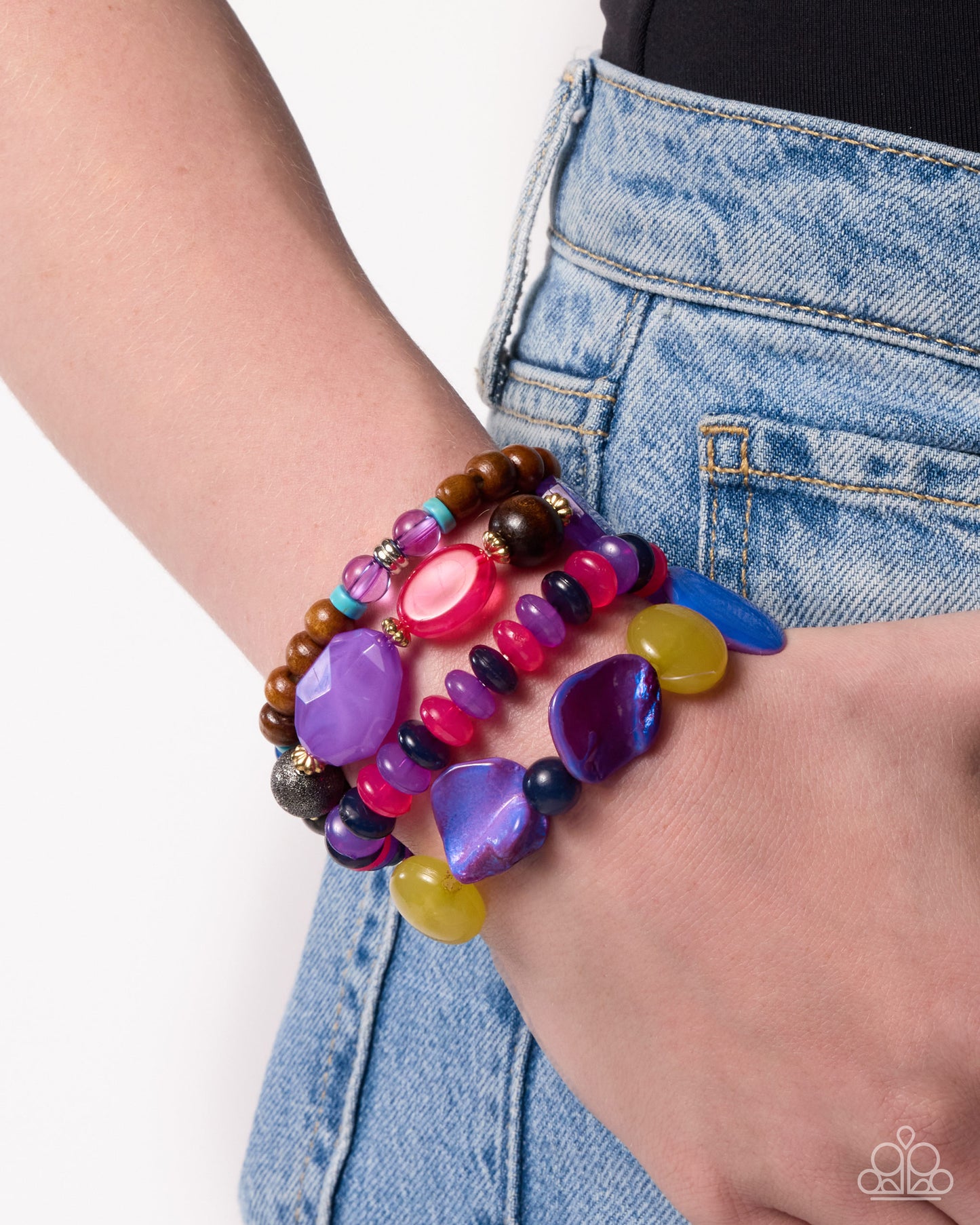 Straightforward Season - purple - Paparazzi bracelet