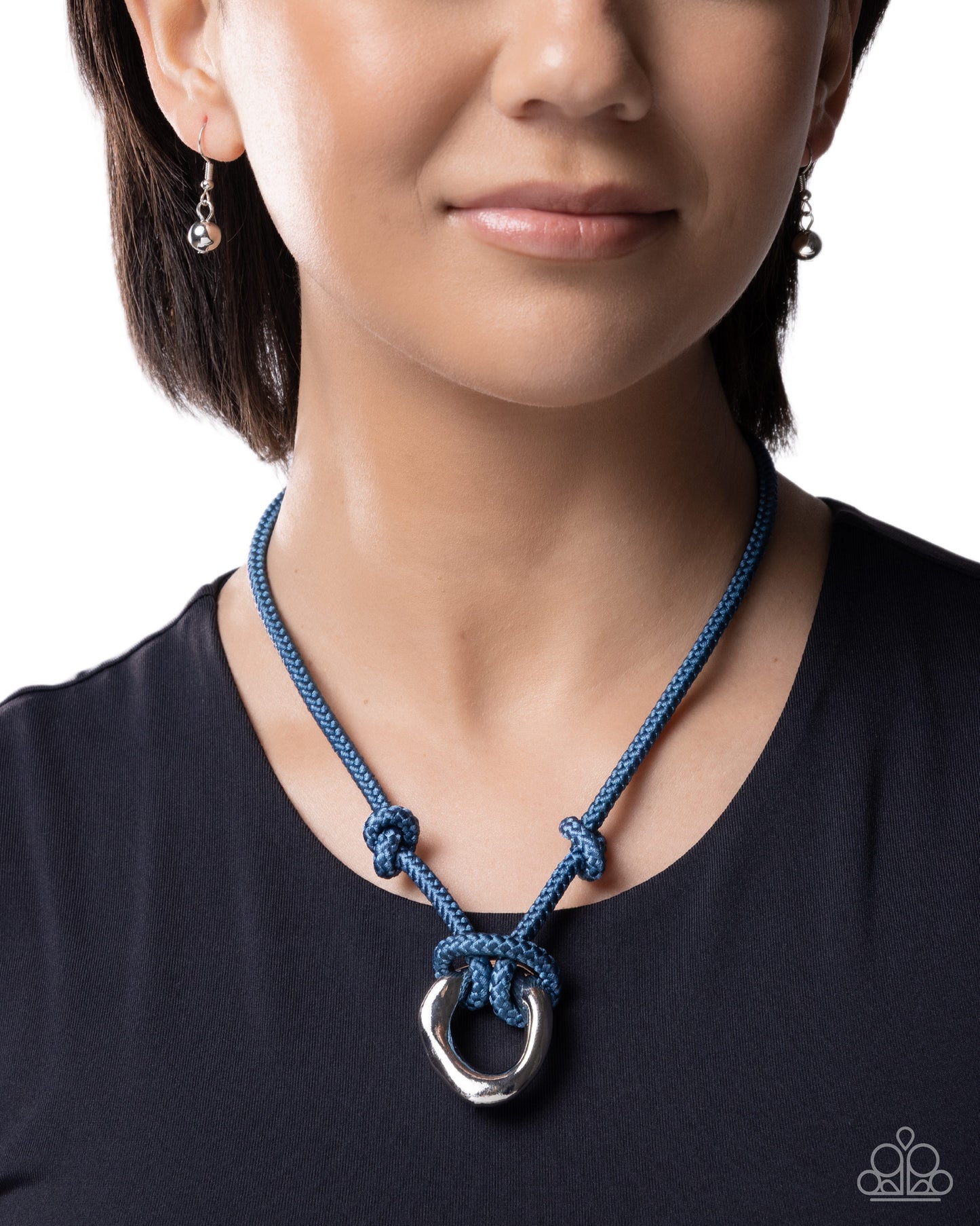 Straightforward Suave - blue - Paparazzi necklace