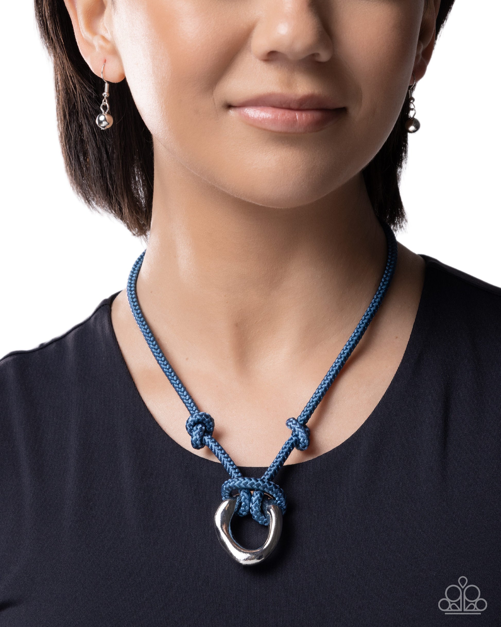 Straightforward Suave - blue - Paparazzi necklace