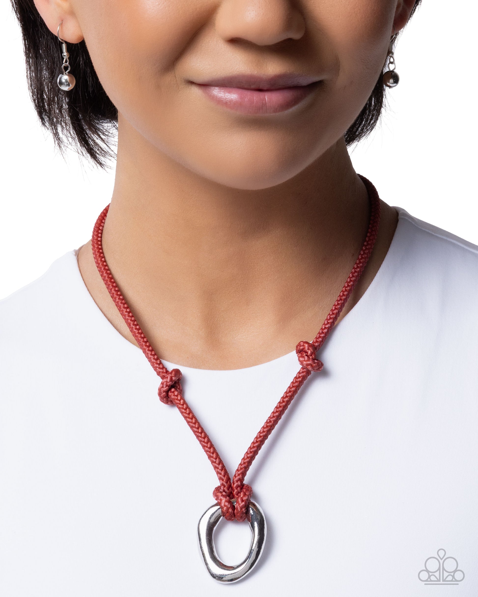 Straightforward Suave - red - Paparazzi necklace