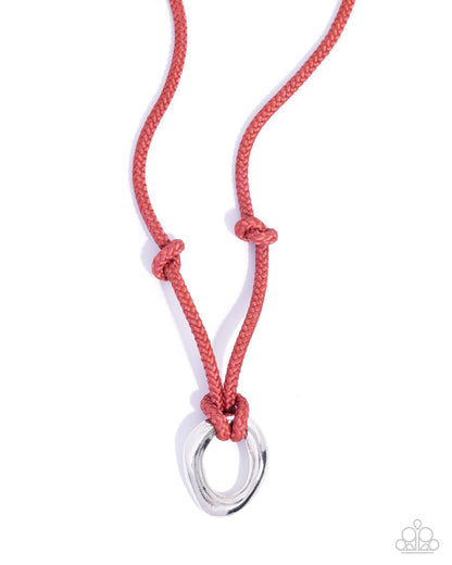 Straightforward Suave - red - Paparazzi necklace