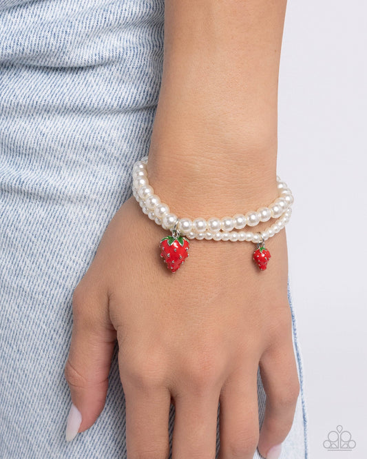 Strawberry Season - red - Paparazzi bracelet