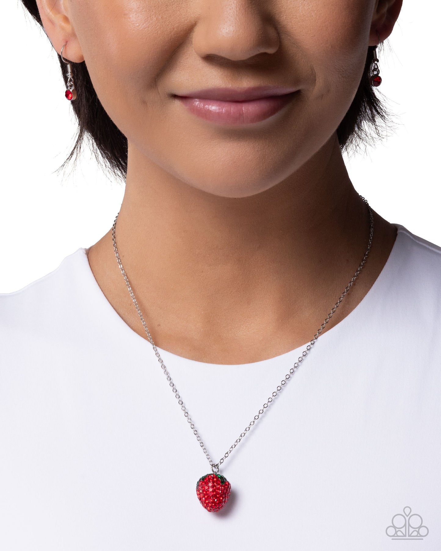 Strawberry Shimmer - red - Paparazzi necklace