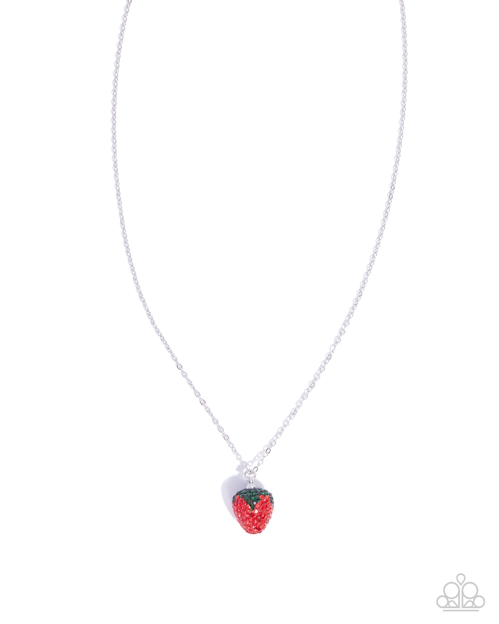 Strawberry Shimmer - red - Paparazzi necklace