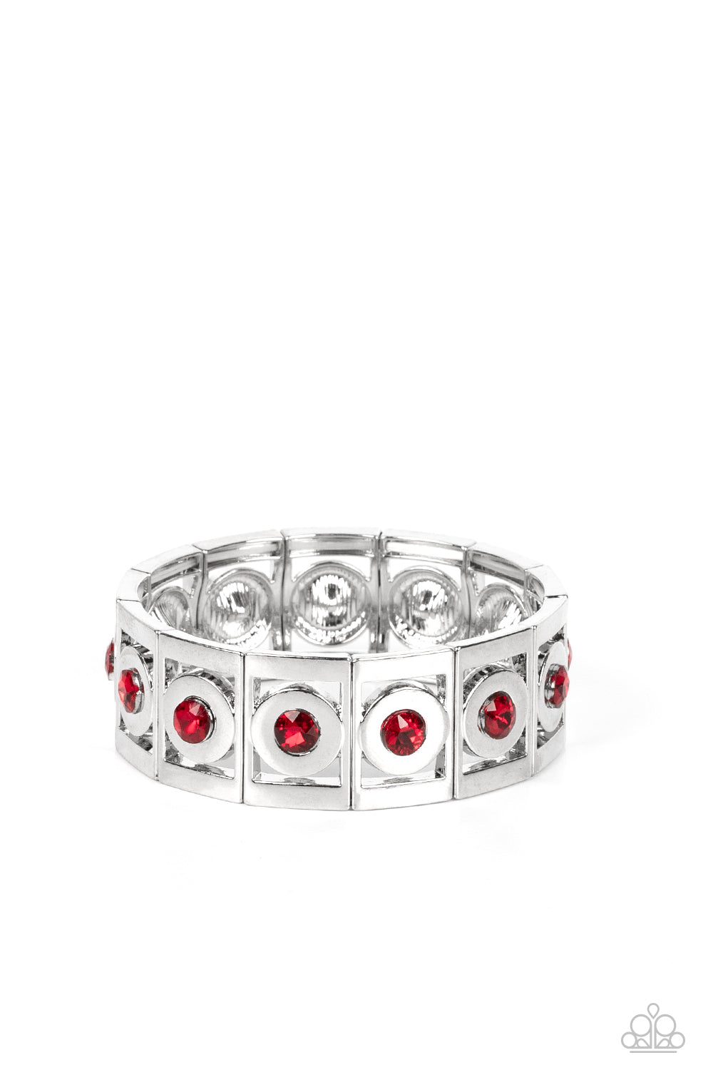 Corded Couture - Red Bracelet - Paparazzi Accessories – Bedazzle