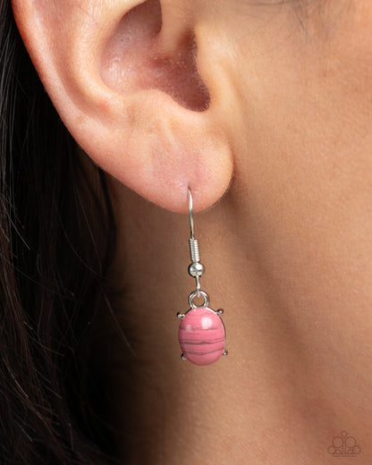 Striped Season - pink - Paparazzi necklace