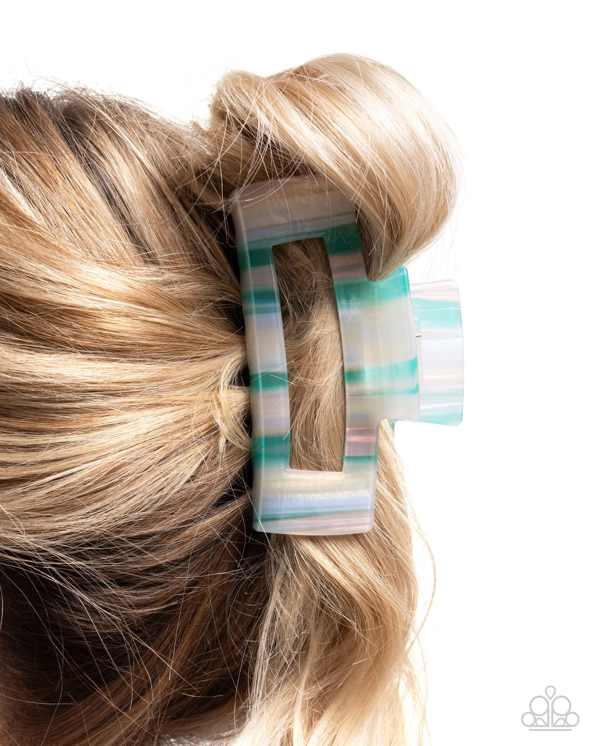 Coach Legacy Multicolor Striped Hair Clip NIB SOLD Coach Stripe Turnlock Multicolor Legacy Mini Shoulder  main image 4