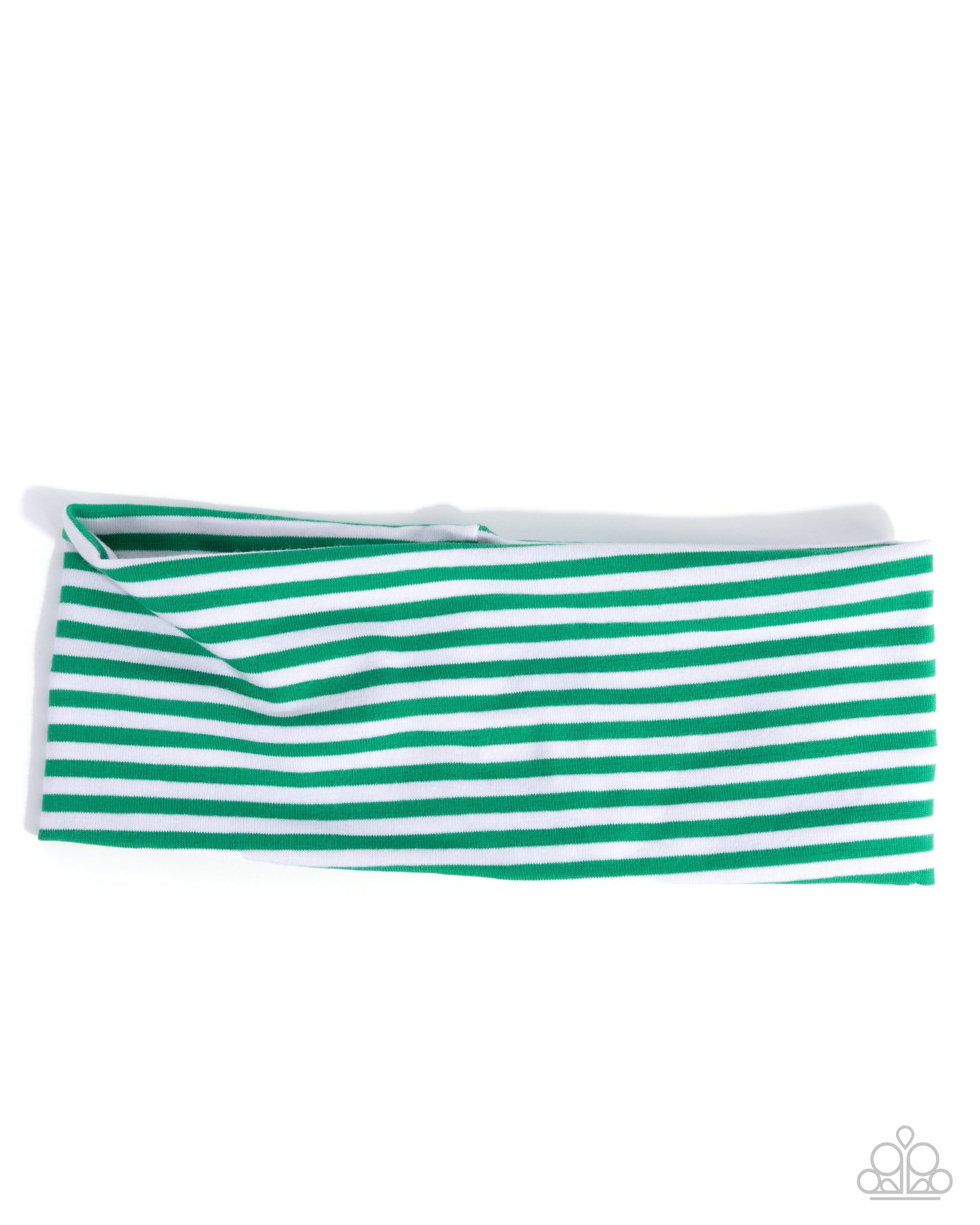 Striped Splendor - green - Paparazzi headband