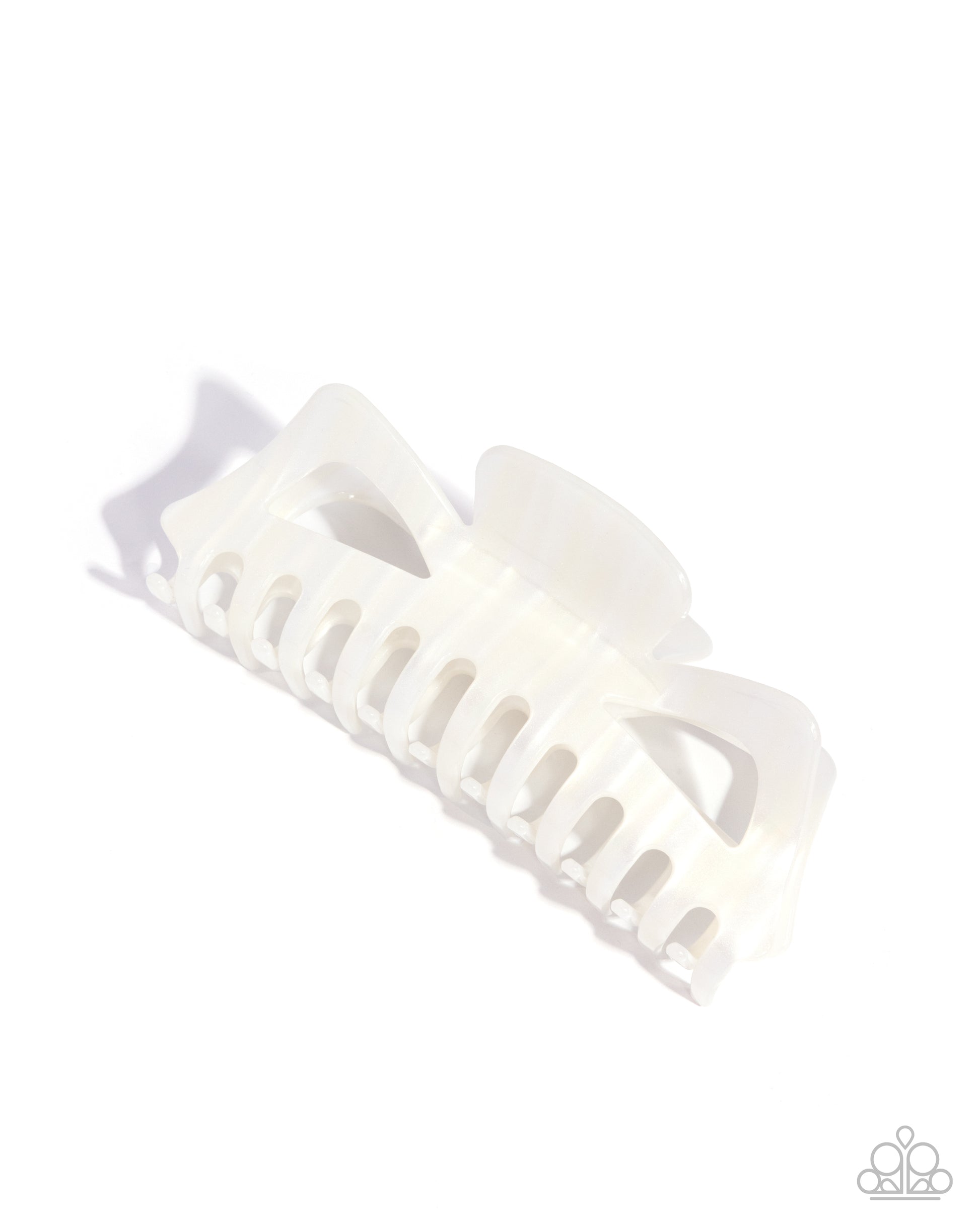 Striped State of Mind - multi (white) - Paparazzi hair clip