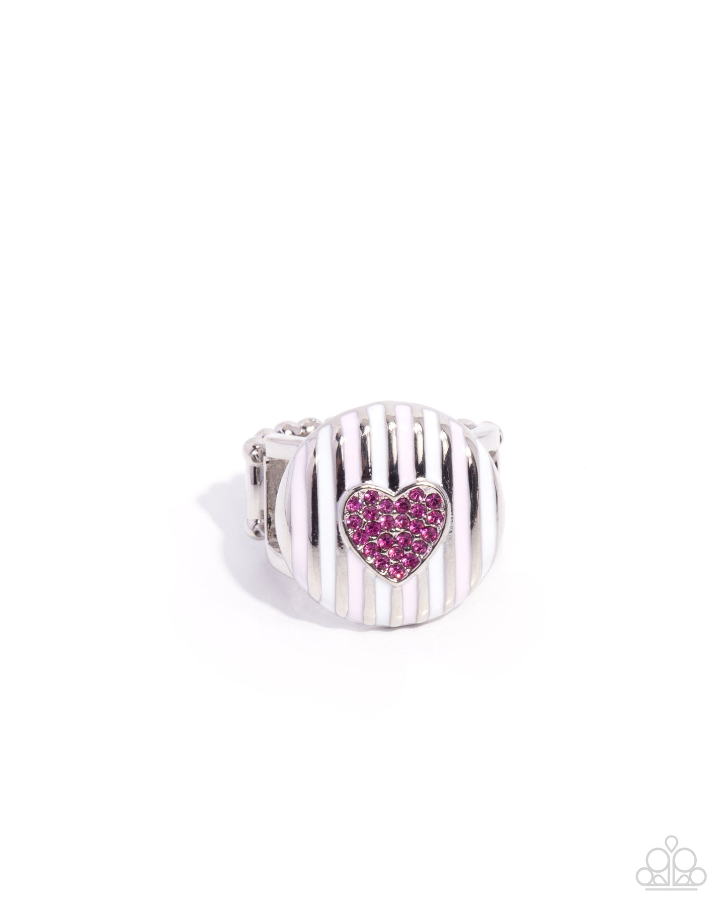 Striped Surprise - pink - Paparazzi complete set