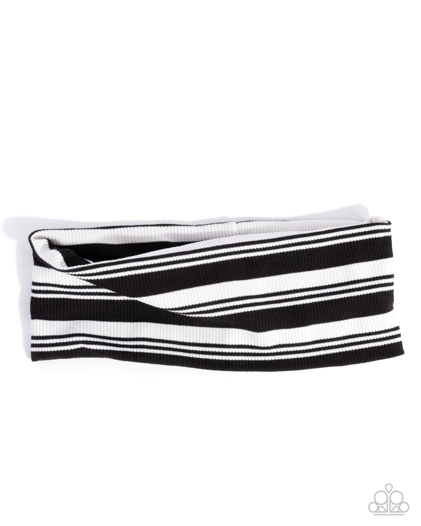 Striped Symphony - black - Paparazzi headband