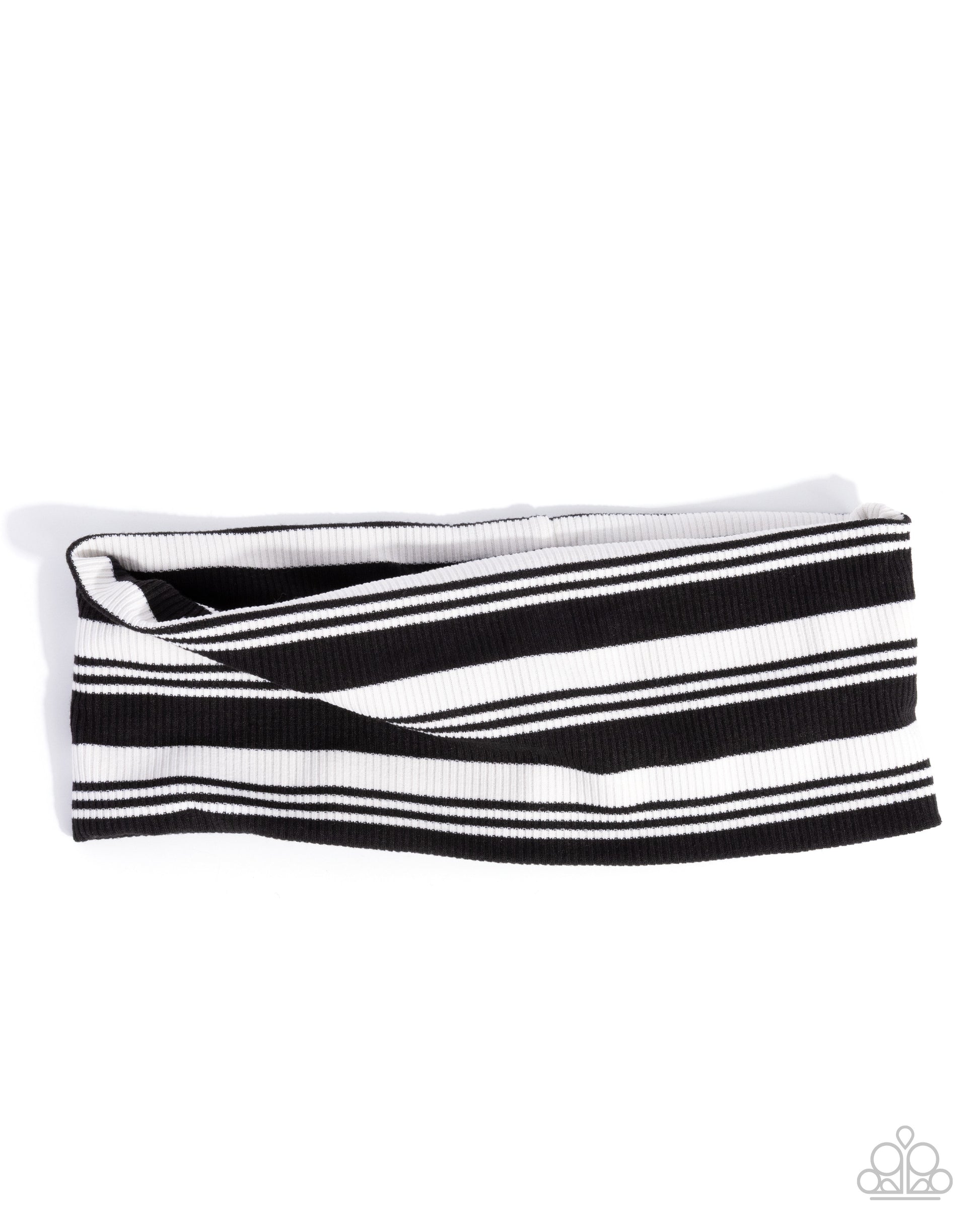 Striped Symphony - black - Paparazzi headband