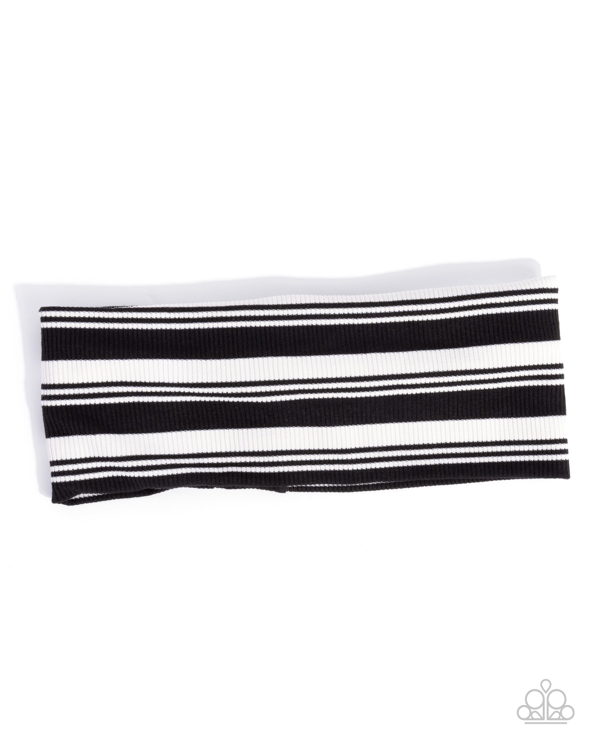 Striped Symphony - black - Paparazzi headband