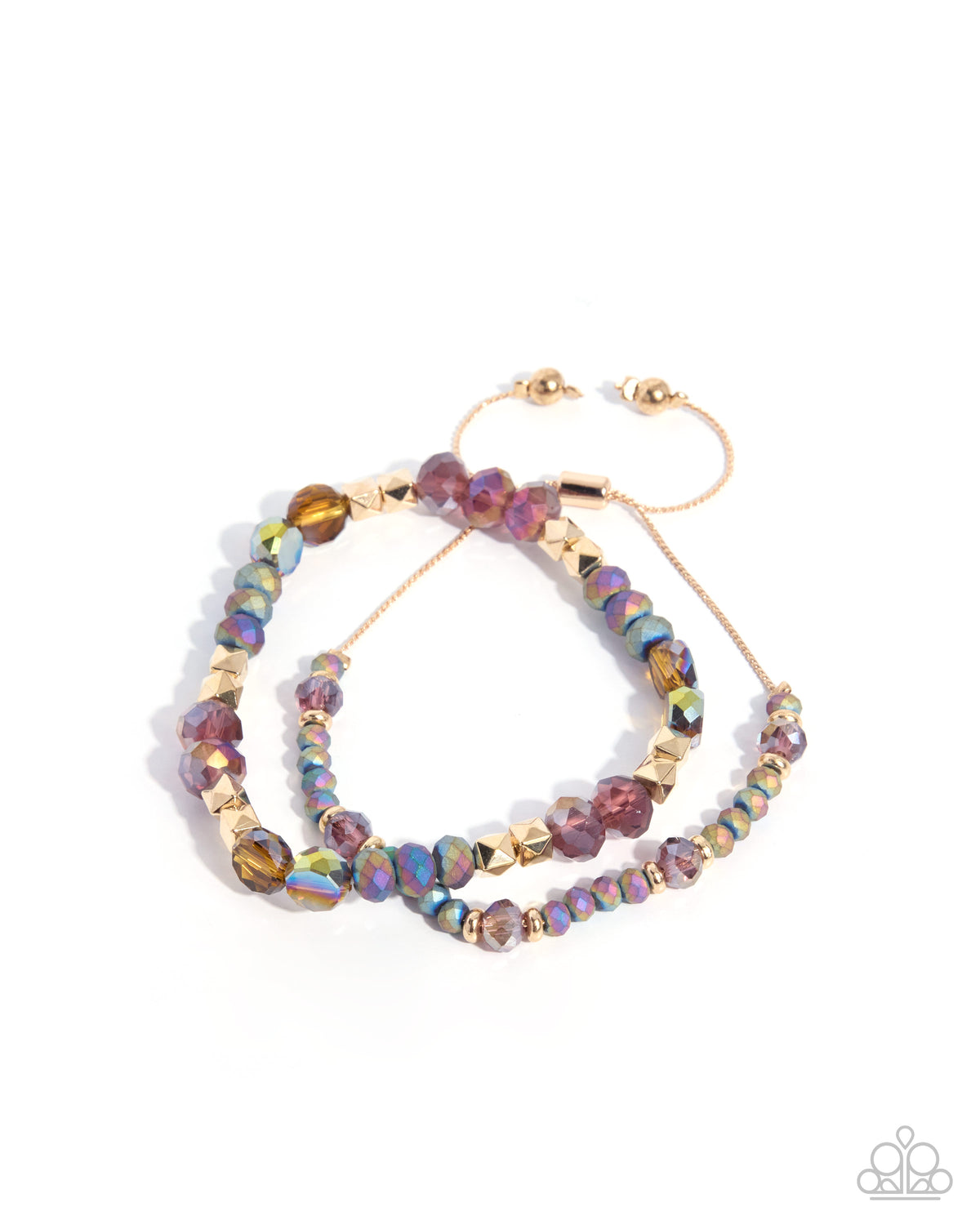 Structured Shimmer - purple - Paparazzi bracelet