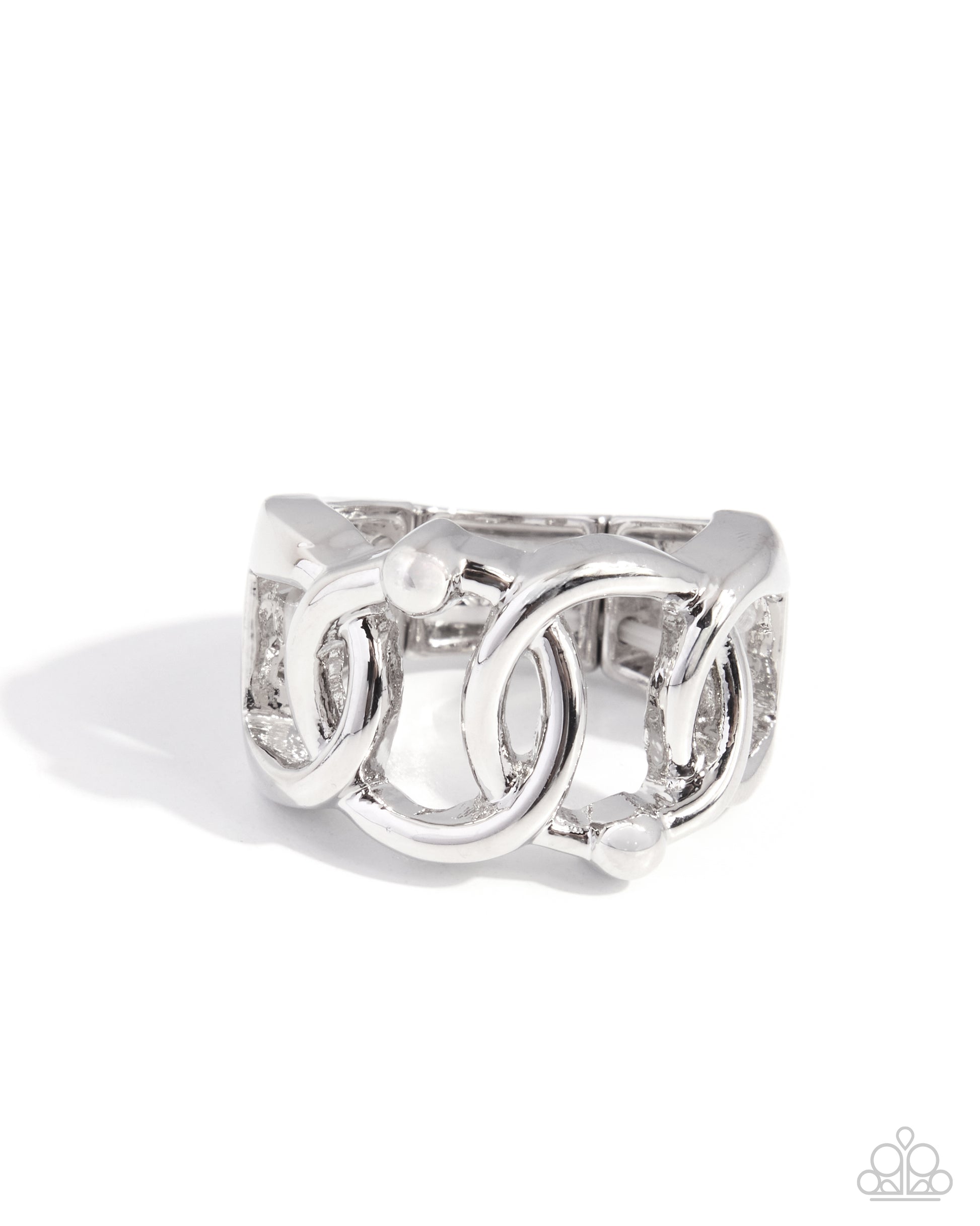 Stubborn Sashay - silver - Paparazzi ring