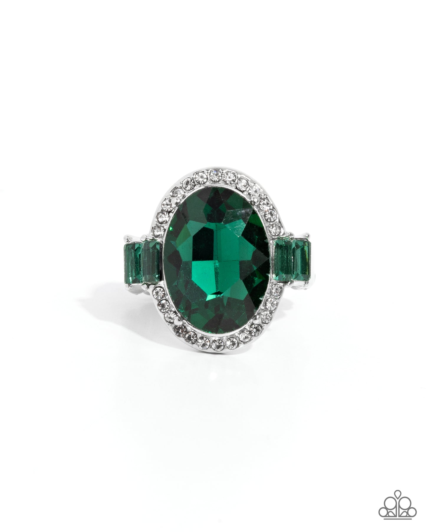 Stubborn Shimmer - green - Paparazzi ring