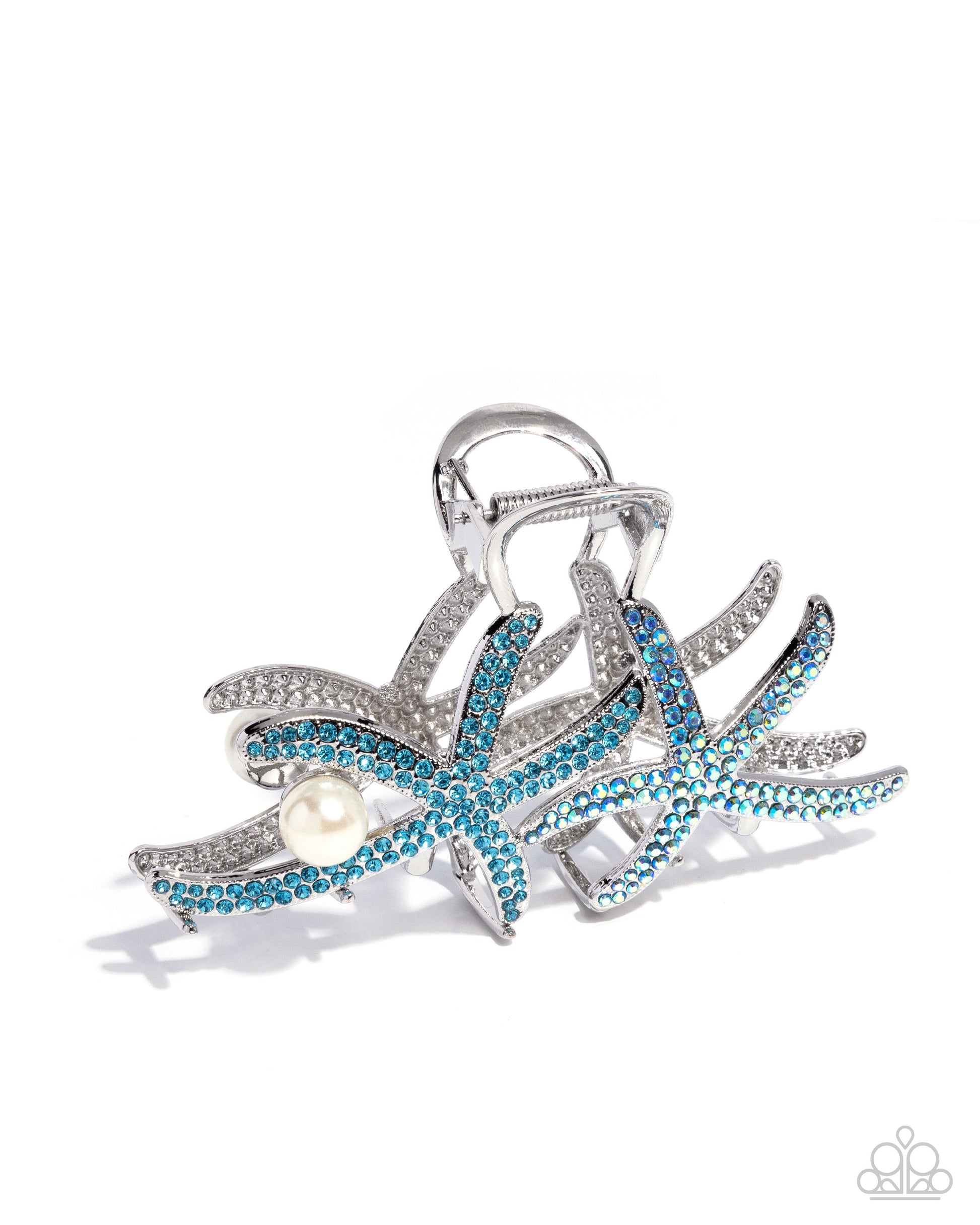 Stunning Starfish - blue - Paparazzi hair clip