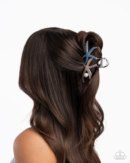 Stunning Starfish - multi - Paparazzi hair clip
