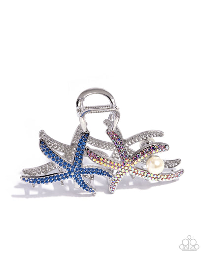 Stunning Starfish - multi - Paparazzi hair clip