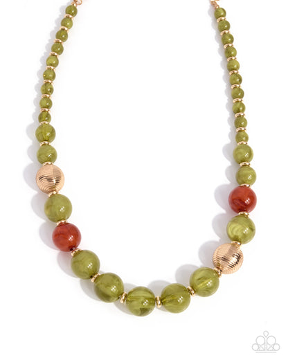 Style Specialty - green - Paparazzi necklace