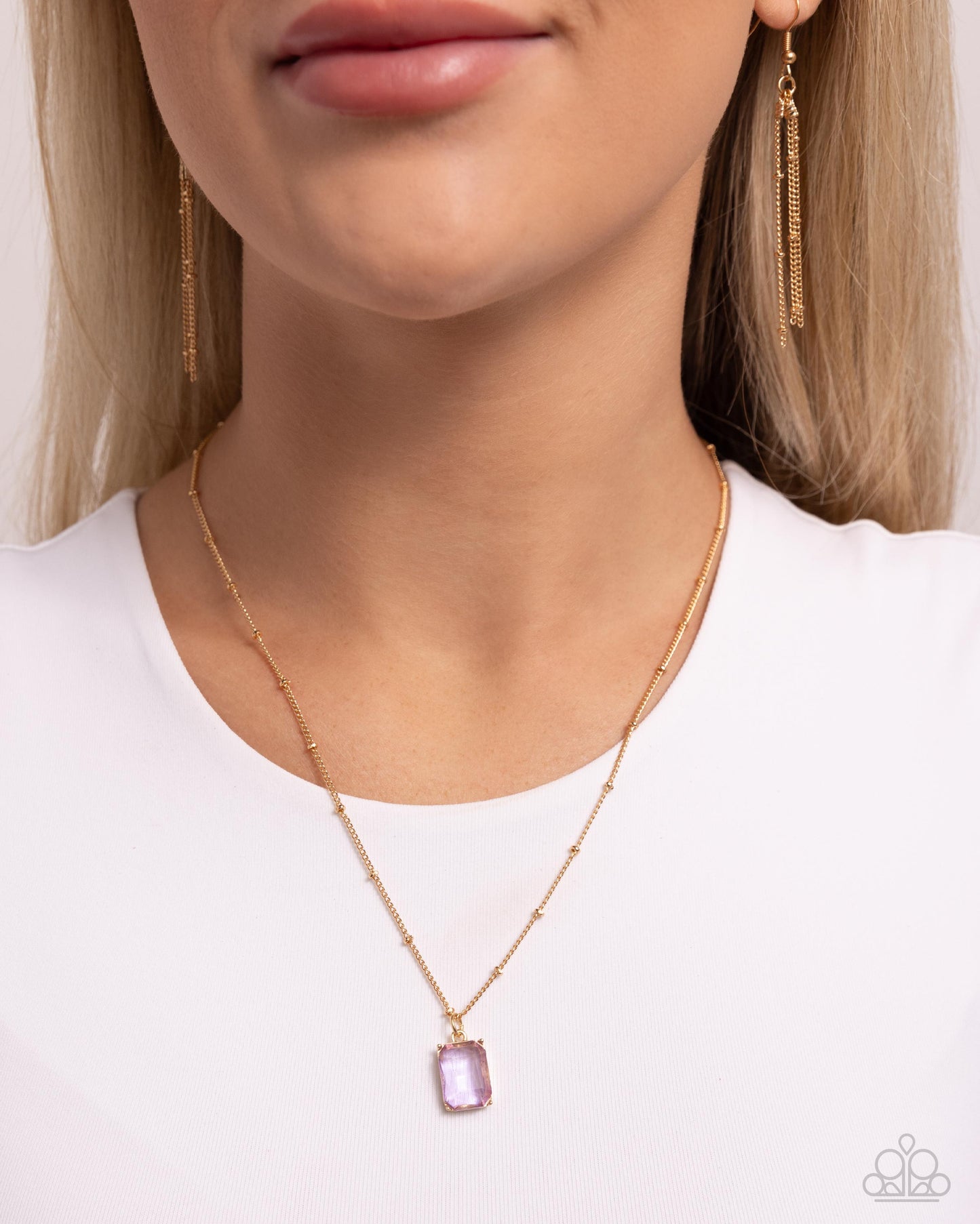 Suave Simplicity - purple - Paparazzi necklace