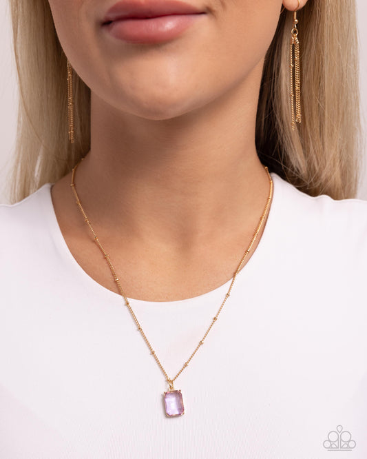 Suave Simplicity - purple - Paparazzi necklace