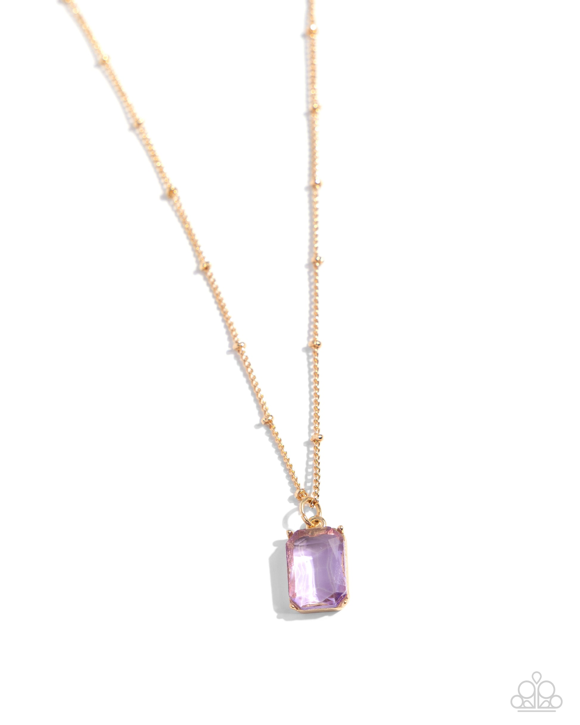 Suave Simplicity - purple - Paparazzi necklace