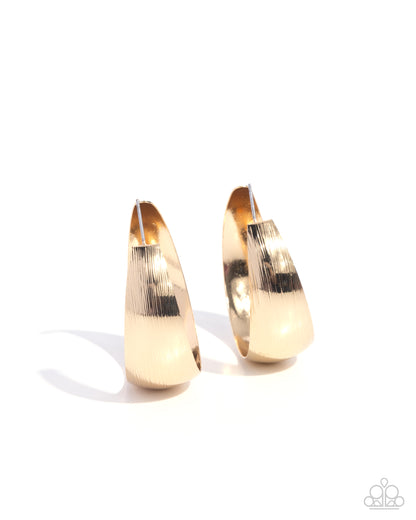 Subtle Sheen - gold - Paparazzi earrings