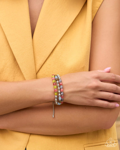 Successful Stack - pink - Paparazzi bracelet