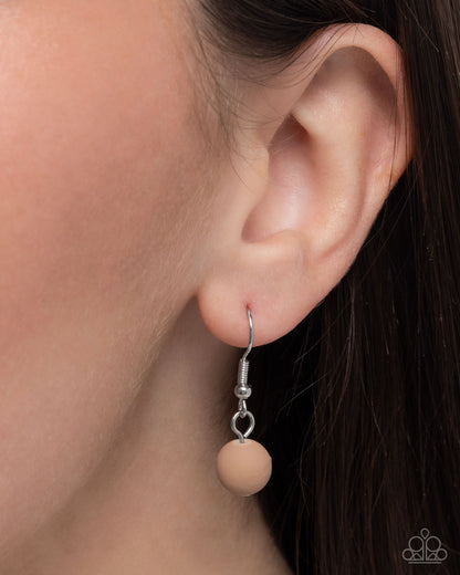 Suddenly Slanted - brown - Paparazzi necklace