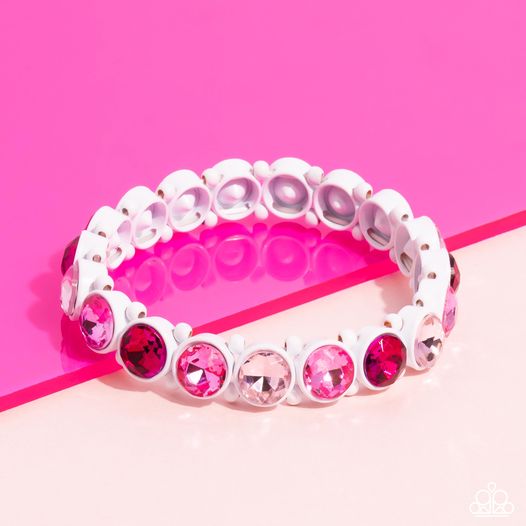 Sugar Coated Sparkle - pink - Paparazzi bracelet