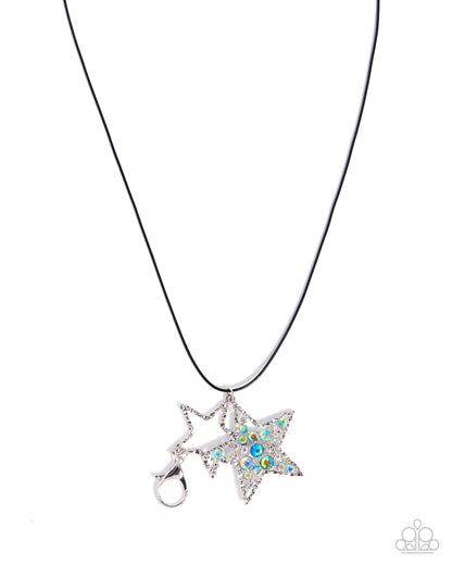 Suitable Superstar - multi - Paparazzi LANYARD necklace