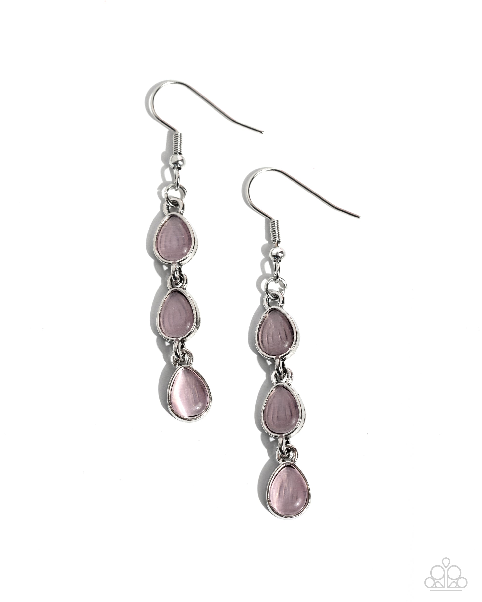 Summer Rain - pink - Paparazzi earrings