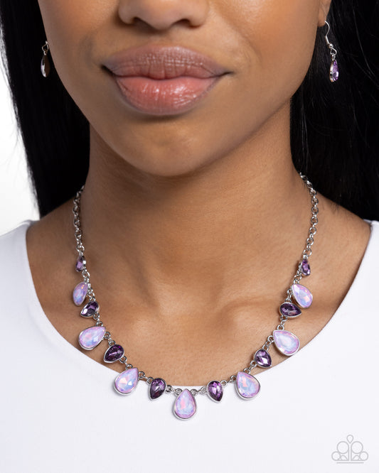 Summer Season - purple - Paparazzi necklace