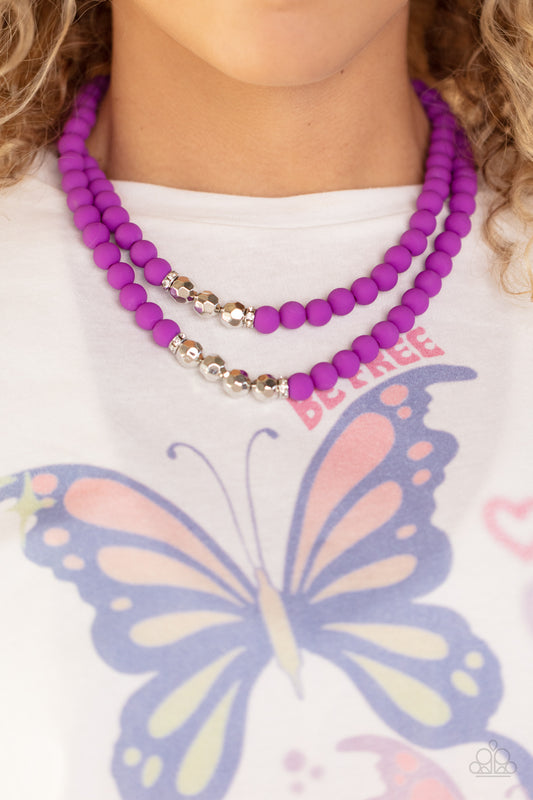 Summer Splash - purple - Paparazzi necklace