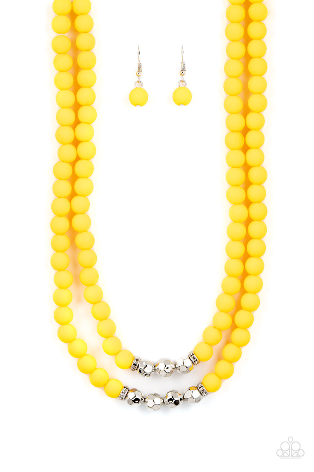 Yellow on sale necklace paparazzi