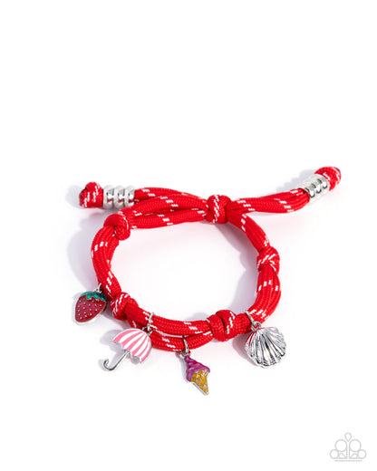 Summer Surge - red - Paparazzi bracelet