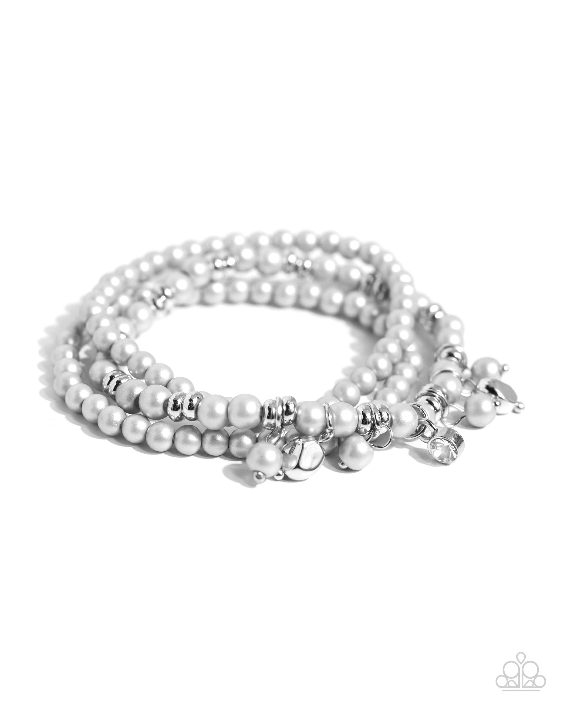 Sumptuous Stack - silver - Paparazzi bracelet