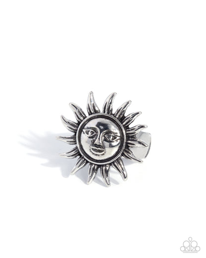 Sun Show - silver - Paparazzi ring