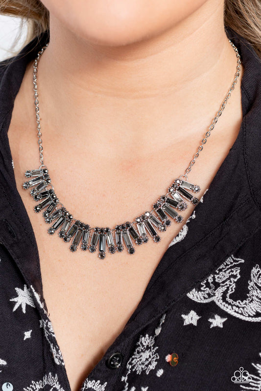 Sunburst Season - silver - Paparazzi necklace