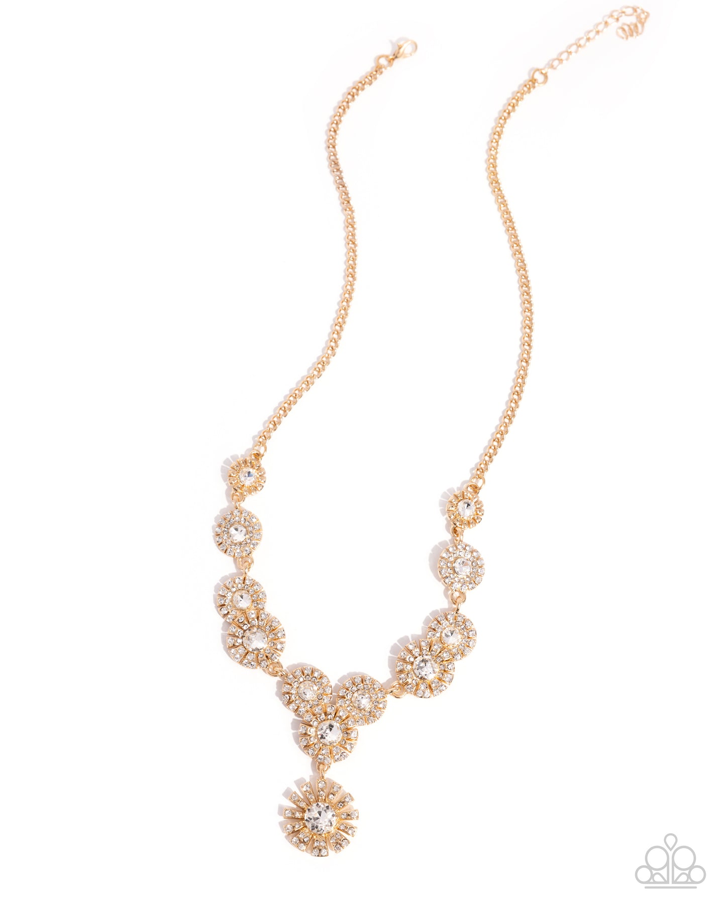 Sunburst Selfie - gold - Paparazzi necklace