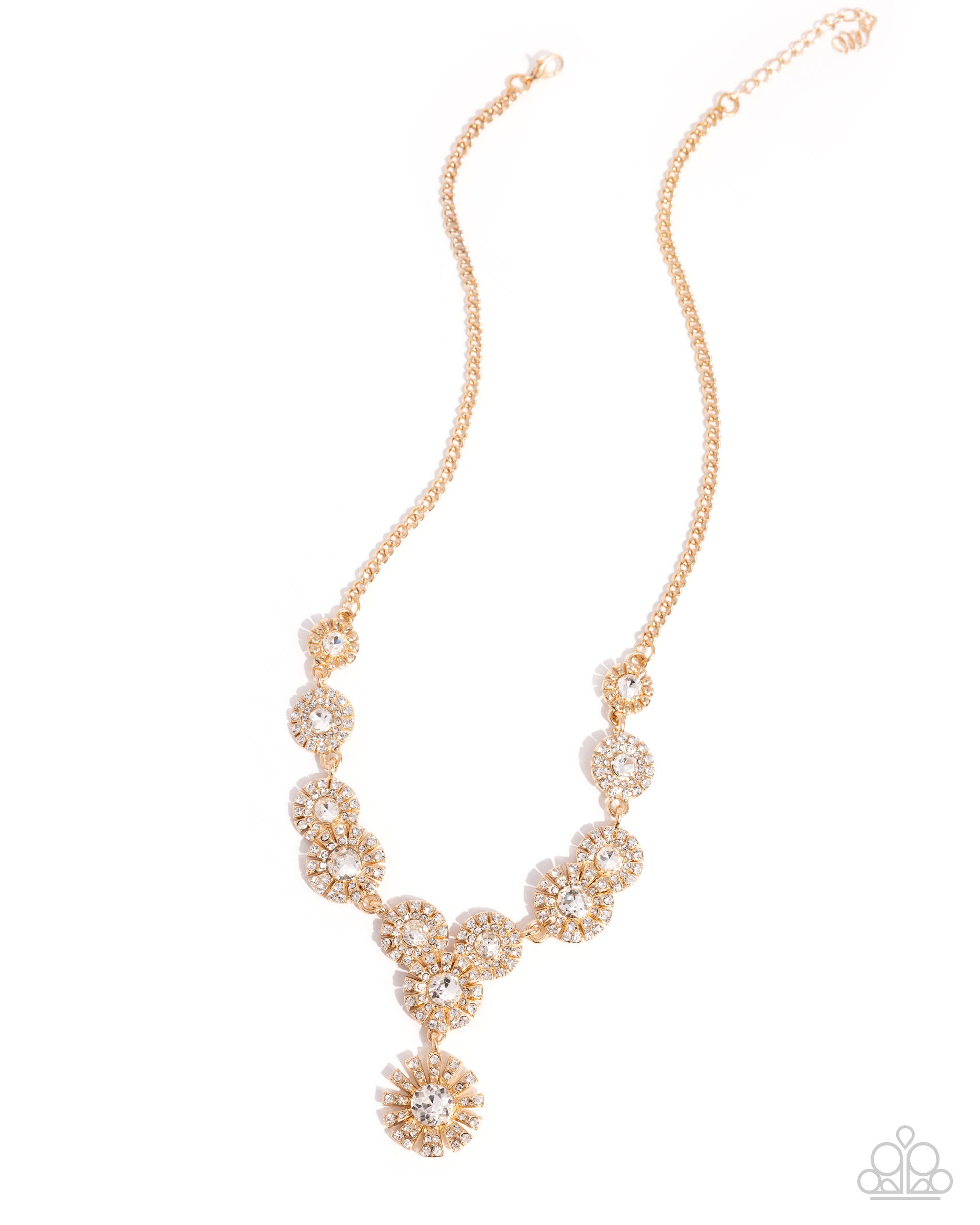 Sunburst Selfie - gold - Paparazzi necklace