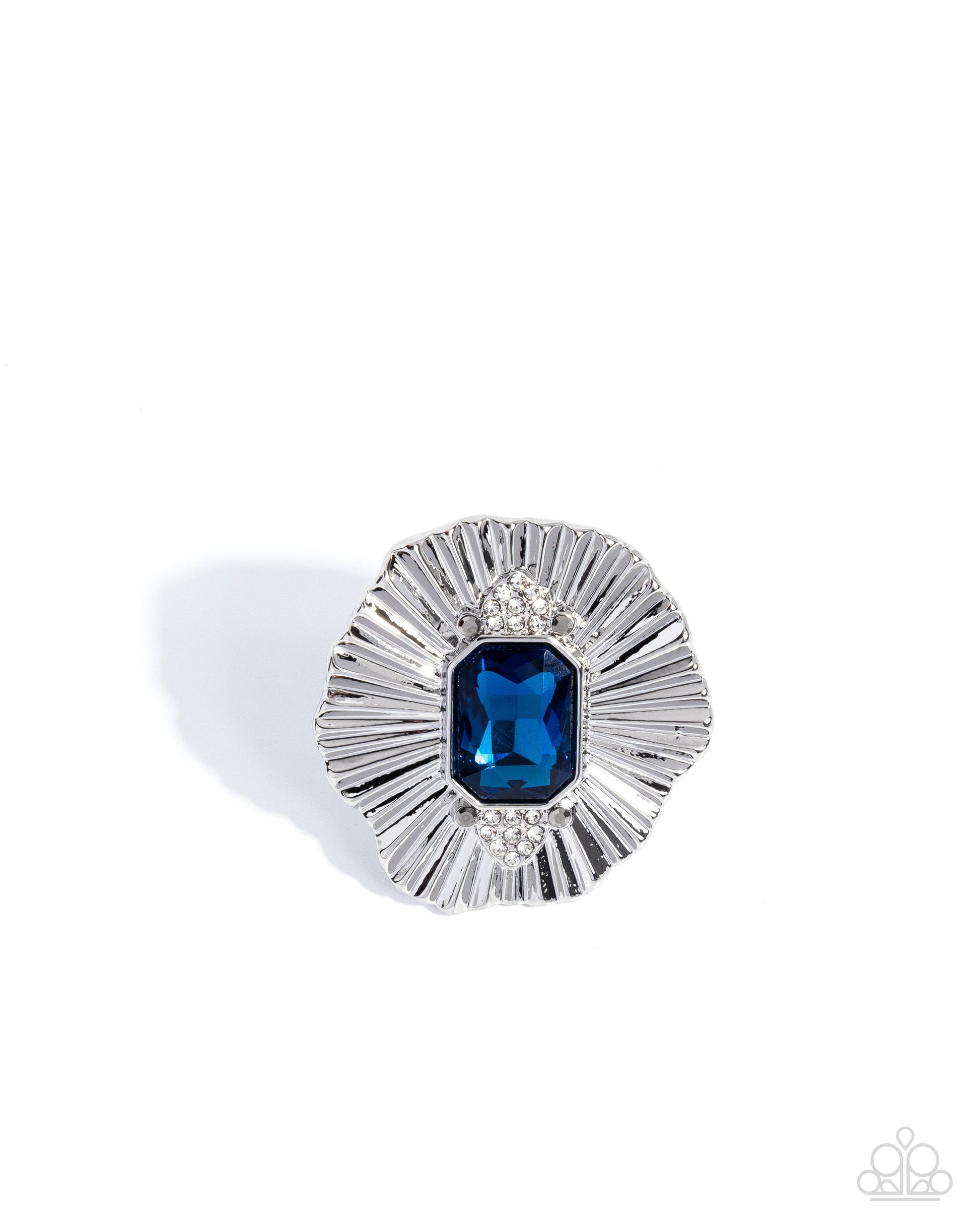 Sunburst Siren - blue - Paparazzi ring