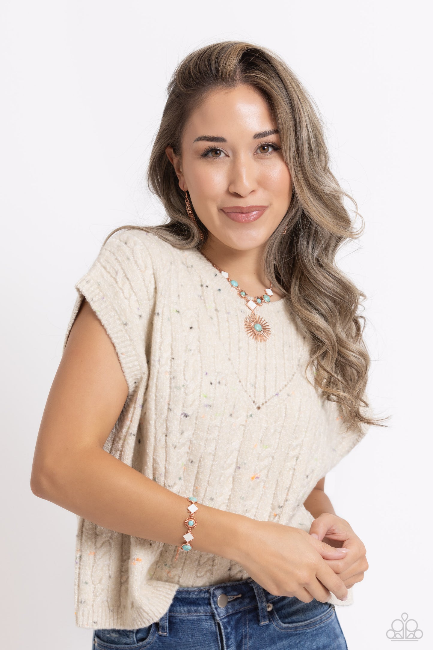 Sunburst Splendor - copper - Paparazzi bracelet