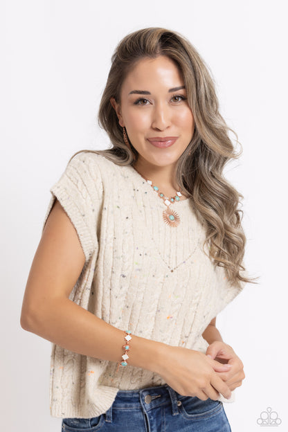 Sunburst Splendor - copper - Paparazzi bracelet