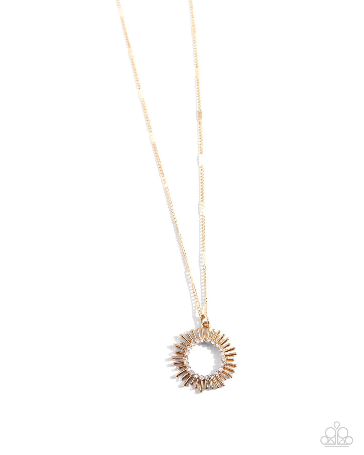 Sunburst Surprise - gold - Paparazzi necklace