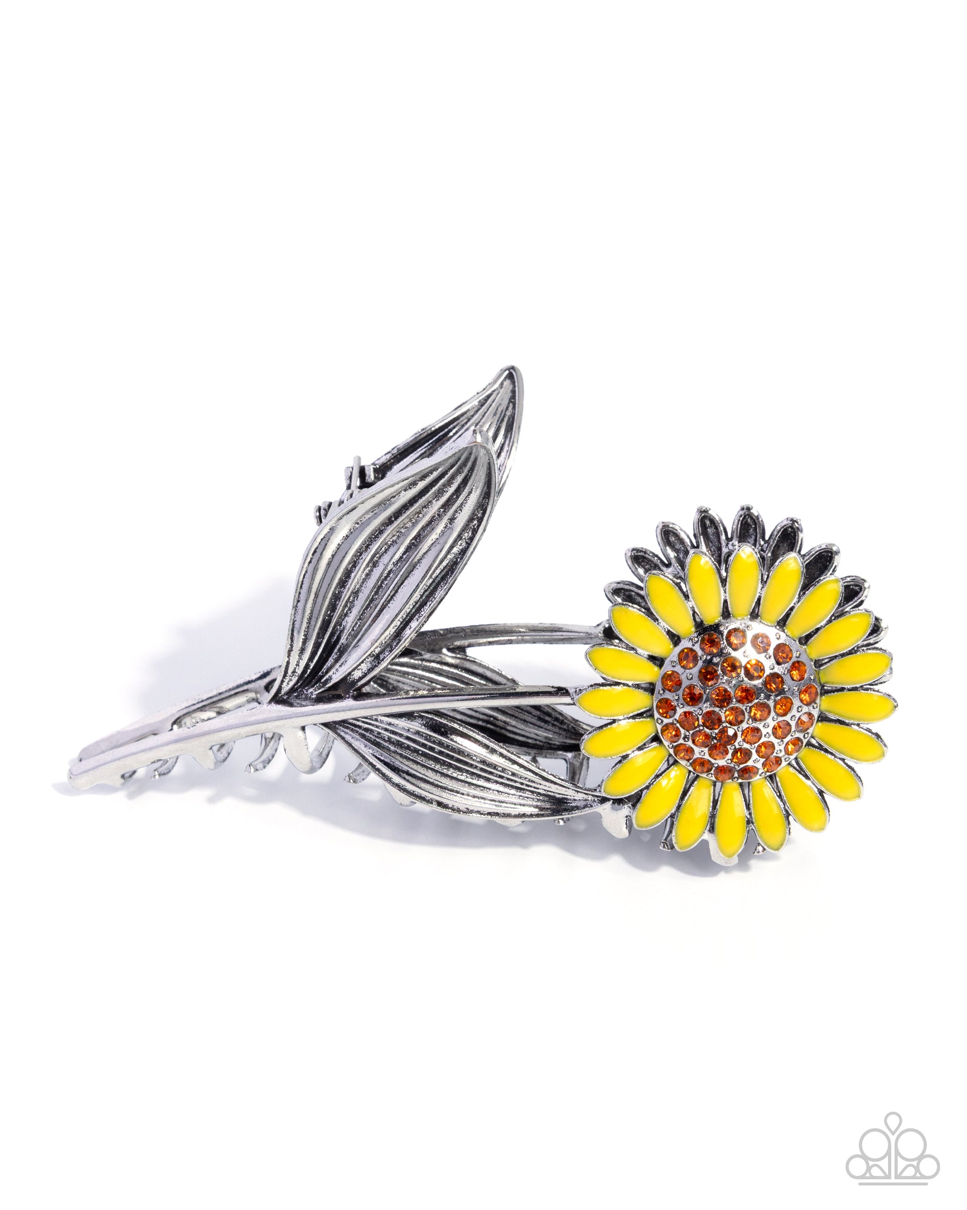 Sunflower Song - yellow - Paparazzi hair clip