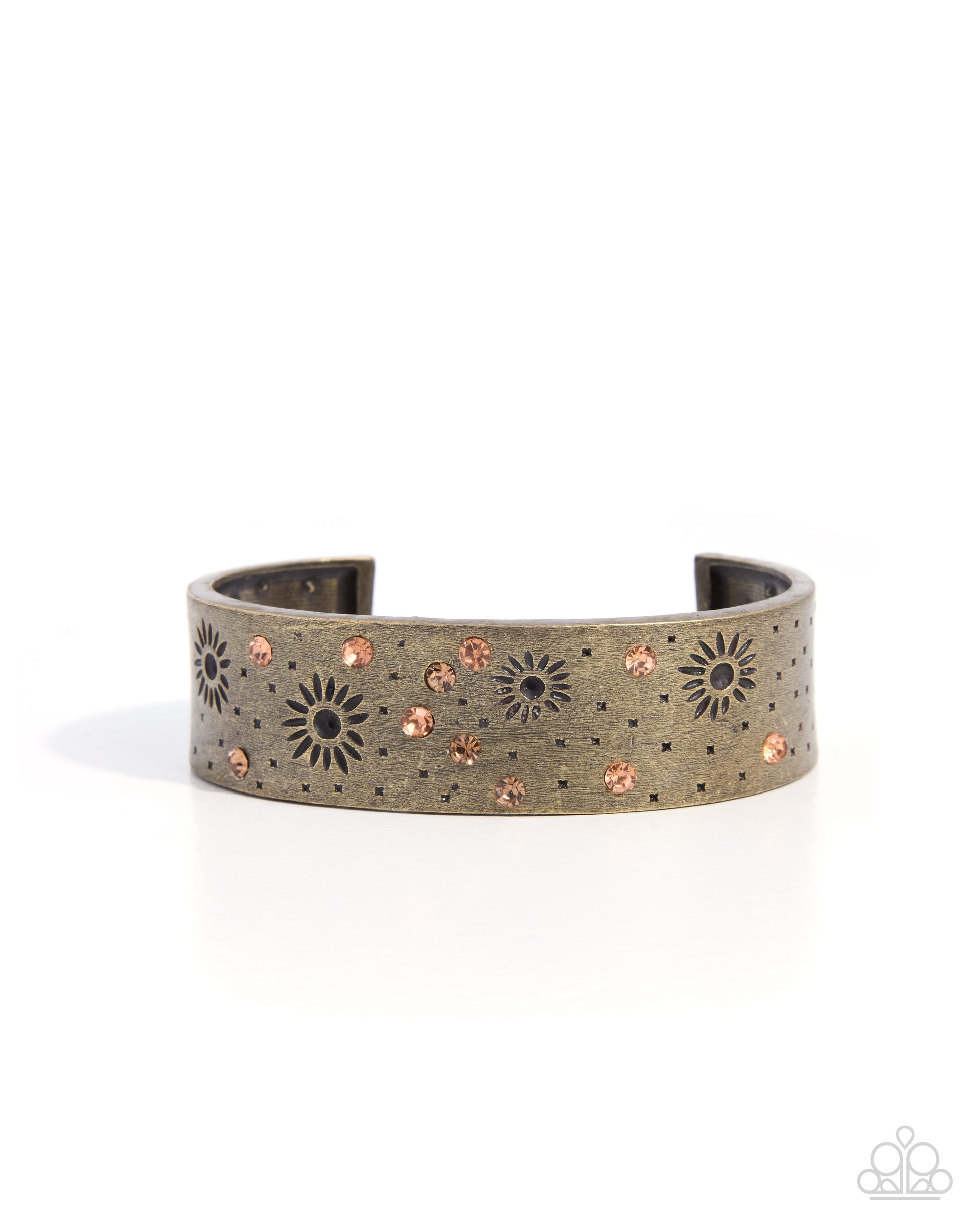 Sunny Saying - brass - Paparazzi bracelet