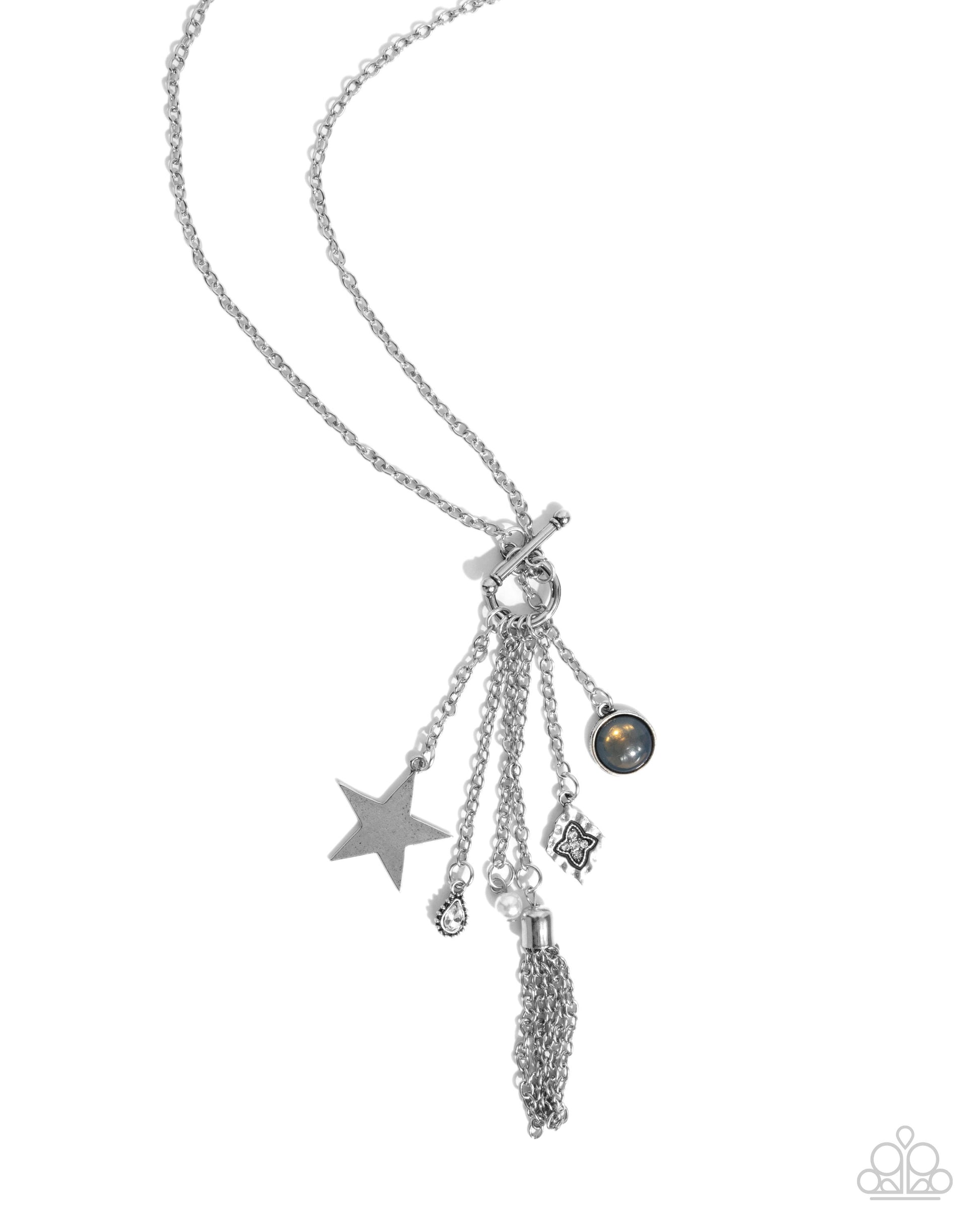 Sunset Sashay - silver - Paparazzi necklace