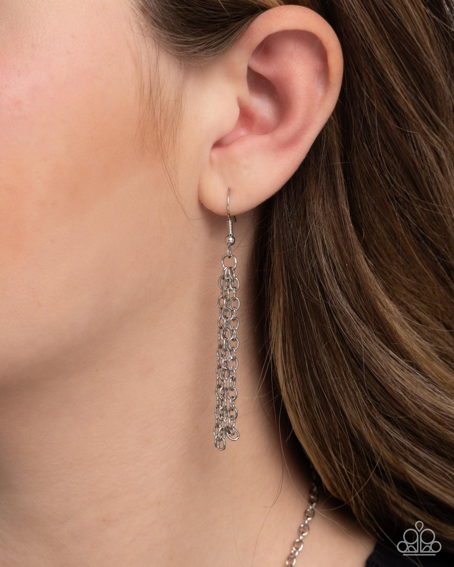 Sunset Sashay - silver - Paparazzi necklace